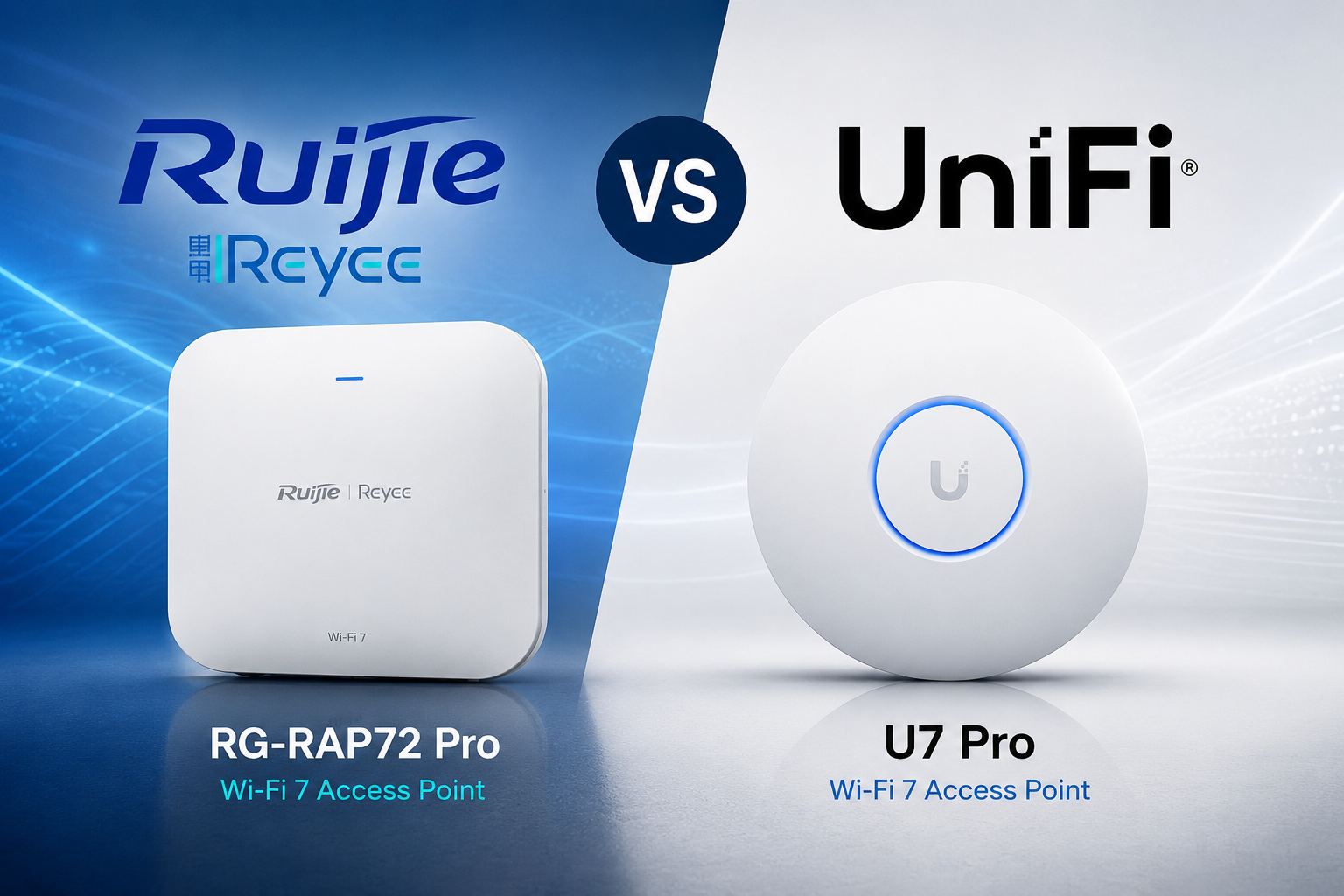 ruijie vs unifi equivalent product comparison